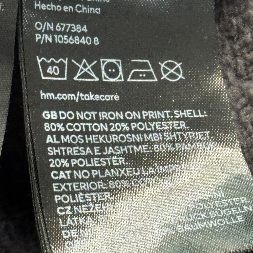 H&M Nirvana In Utero Angel Graphic Crewneck Sweatshirt Gray XS - Picture 7 of 10